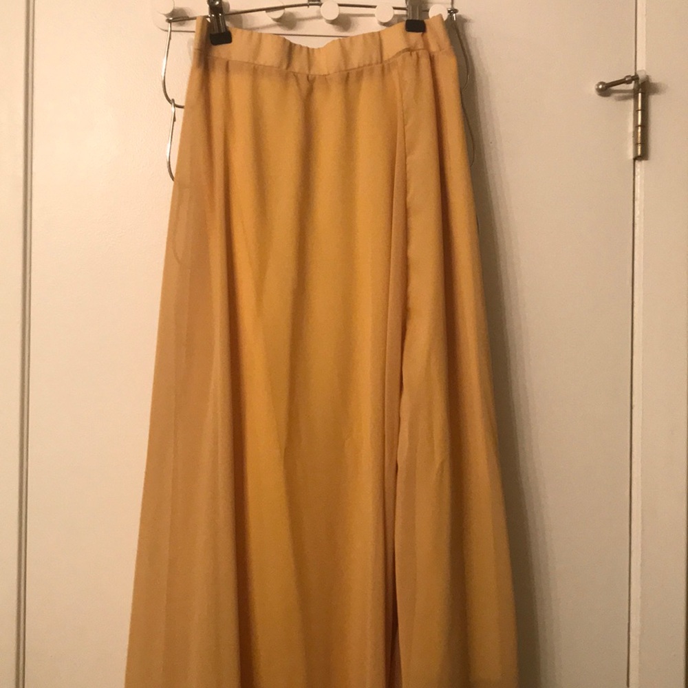 Mustard Yellow Maxi Skirt